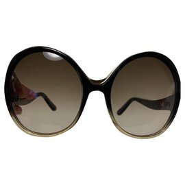 Occhiali da sole Chloé marrone chiaro plastica