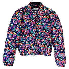 Emilio Pucci Daunenjacke aus Nylon mehrfarbig