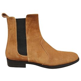 Michel Vivien p botines chelsea 36 en cuero de gamuza