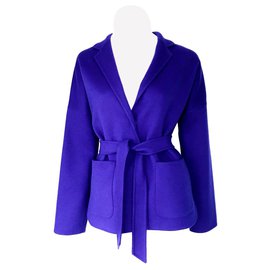 Max Mara Jacke aus Wolle lila Größe 42