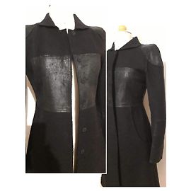 Casaco Fendi preto de lã e mohair