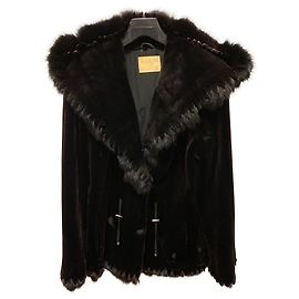 Cappotto Braschi Kopenhagen in visone bordeaux