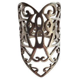 Bague YSL en argent vintage - Yves Saint Laurent