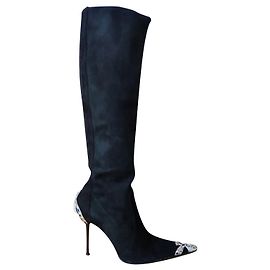 Botas con adornos de cristal de GIANMARCO LORENZI