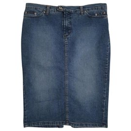 Falda vaquera azul D&G algodón y elastano Talla 48