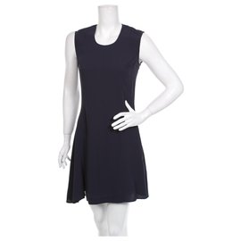 Acne Kleid Marineblau aus Polyester Größe 36