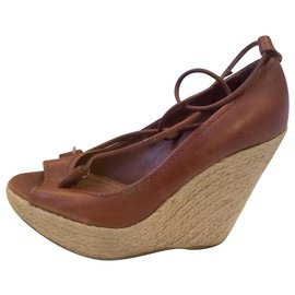 Peeptoes con zeppa Sergio Rossi
