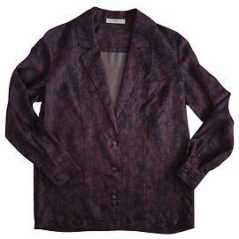 Camisa Lovechild 1979 de seda multicolorida Tamanho M