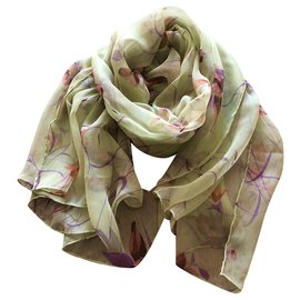 Nuova stola di sciarpa in chiffon di seta stampata - Autre Marque