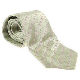 Cravatta Céline in seta verde