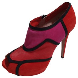John Richmond Absatzschuhe Wildleder Mehrfarbig Größe 40