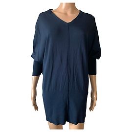 Top Karen Millen Blu in Viscosa XS