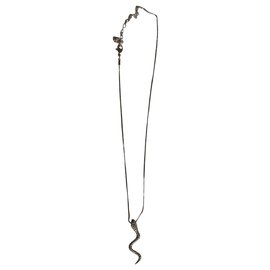 Splendida collana Swarovski con pendente a serpente