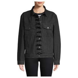 Jeansjacke mit Schleifen - Manoush
