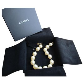 Chanel Collana di perle Eggshell