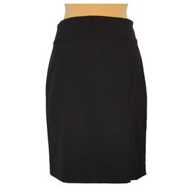 Falda gris de lana Hugo Boss Black Label