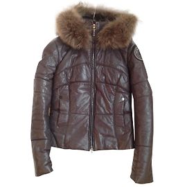 Ventcouvert Chaqueta acolchada de piel de cordero ,,capucha de piel de séquito
