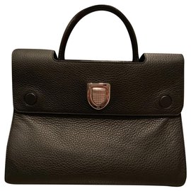 Sac à main Dior Diorever en cuir noir