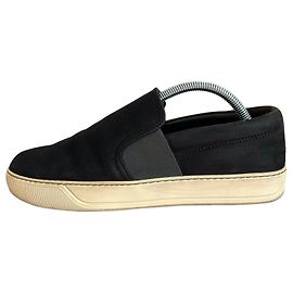 Sneakers Lanvin in camoscio blu scuro