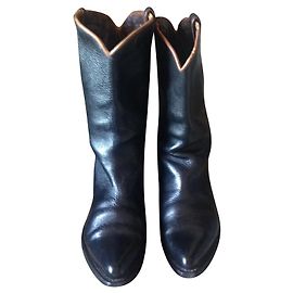 Autre Marque Botas Sonora de piel negra