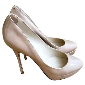 Décolleté Jimmy Choo Cosmic in vernice nude