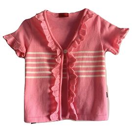 Cardigan Romeo Gigli in cotone a maniche corte