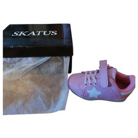 Autre Marque Sneakers Skatus Rosa in Pelle Bambino Taglia 25
