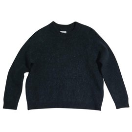 Envii Grüner Pullover aus Wolle und Mohair Gr. L