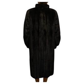 Autre Marque Abrigo de visón negro