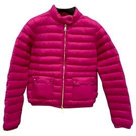 Chaqueta de plumas Moncler de cachemira púrpura