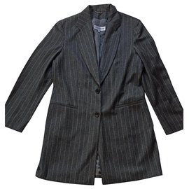 Chaqueta de lana gris con rayas finas Cerruti 1881