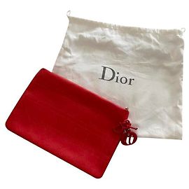Clutch Christian Dior Panarea Rossa Tela Cannage