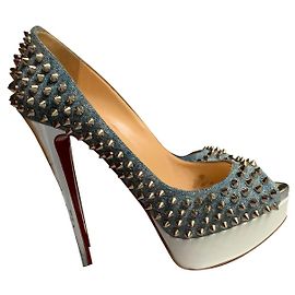 Christian Louboutin Spuntini da donna 150 jeans in vernice