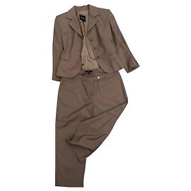 Autre Marque Traje de Pantalón Corto Beige de Acrílico Talla 36