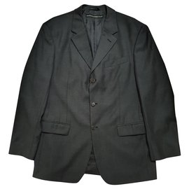 Gianfranco Ferré Blazer aus Wolle Grau