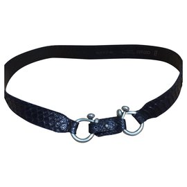Kenzo Gürtel aus schwarzem Leder