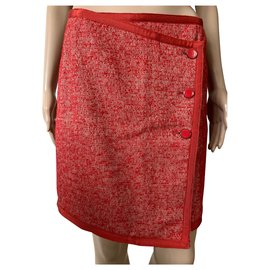 Roter Wollrock - Autre Marque