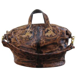 Borsa Givenchy in pelliccia con motivo leopardato