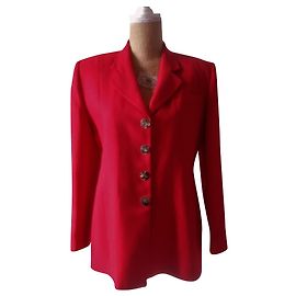 Oscar de la Renta Vintage blazer or jacket in fiery red