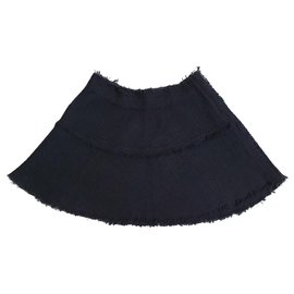 Falda de algodón Iro Diva negra