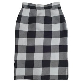 Falda Marco Bologna blanca y negra talla 40 - Autre Marque