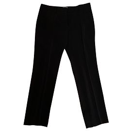 Prada Zigarettenhose Schwarz Polyester