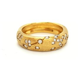 Repossi Astral Ring Gelbgold und Diamanten Größe 53