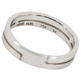 Anello Dinh Van Seventies in oro bianco misura 54