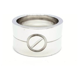 Cartier Love Ring aus Weißgold Größe 47