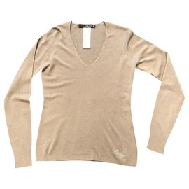 Liu.Jo Strickpullover Grau V Ausschnitt Slim Fit