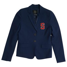 Blazer Set Azul de Lana