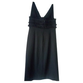 Vestido negro Dsquared2 de tela 36