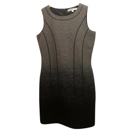 Clements Ribeiro Wollmischkleid Grau