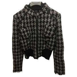 Chaqueta de lana de pata de gallo - Marc Cain